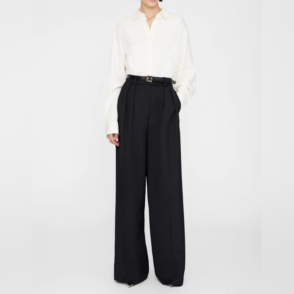 Anine Bing Braxton Shirt - Ivory